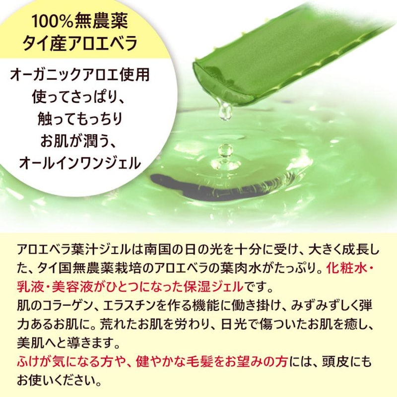 アロエベラ葉汁ジェル 2