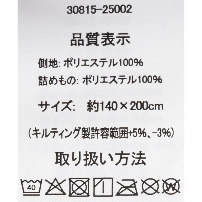 あったかなめらかな中わた入りボリューム毛布 3