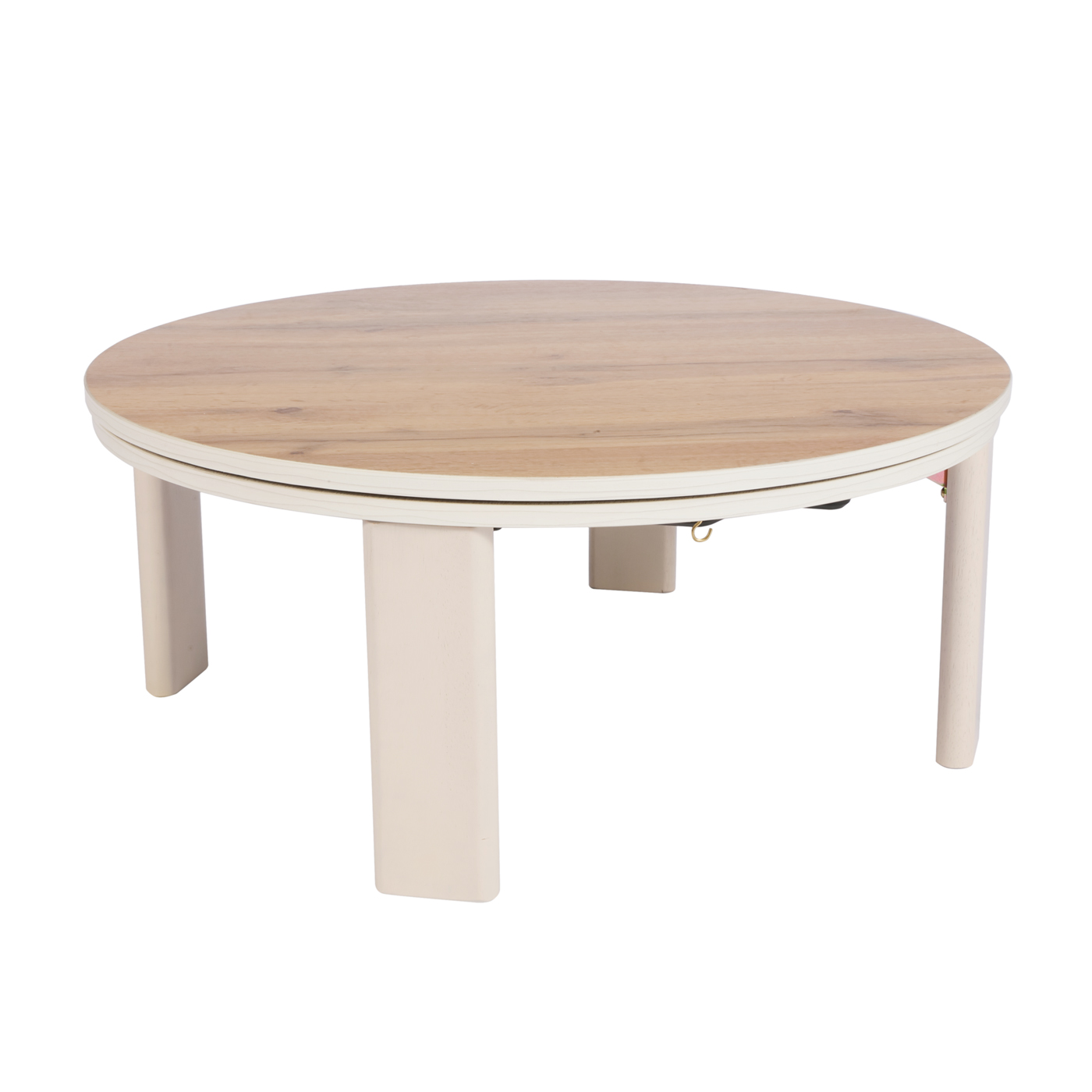 ナカムラ フラットヒーター 折れ脚こたつ NKG9-75S ナチュラル 正方形