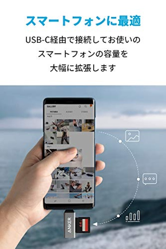 USB-C 2-in-1 カードリーダー 5