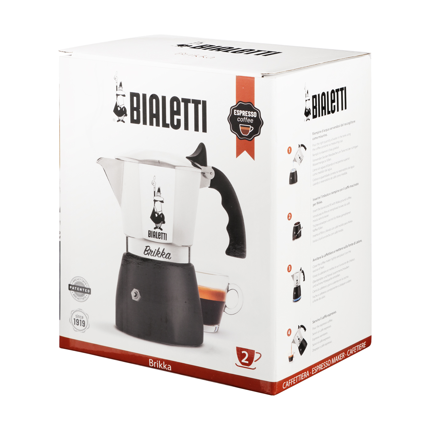 店 BIALETTI ビアレッティ ブリッカ 2カップ 7312 fucoa.cl