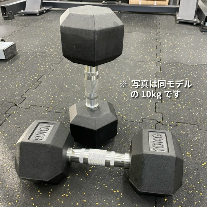 ラバー ヘックスダンベル 2