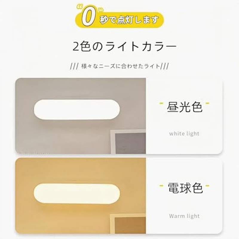 人感センサーライト 6
