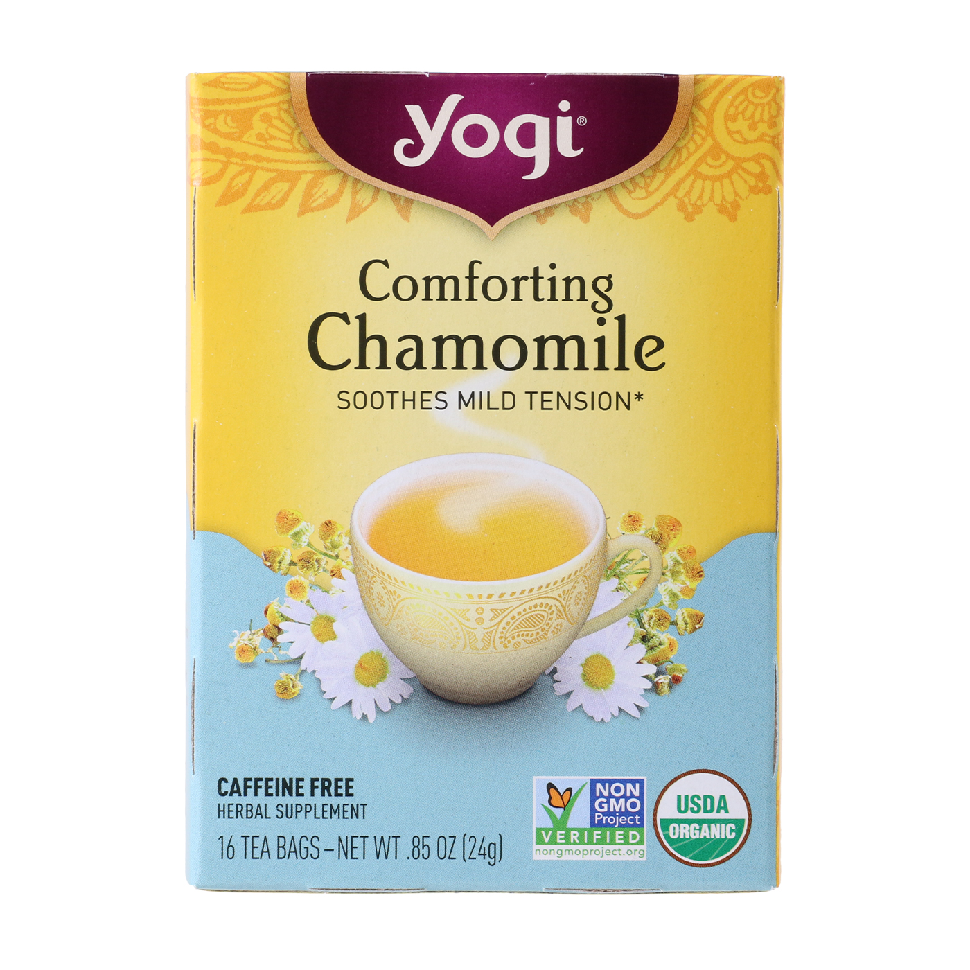 Yogi Tea コンフォーティング カモミールをレビュー！クチコミ・評判を
