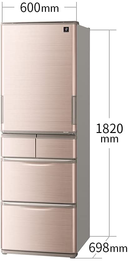 品質は非常に良い SHARP 冷凍冷蔵庫 SJ-W413G-T どっちもドア 2020年製 ...