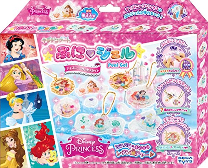 キラデコアート ぷにジェル ディズニープリンセスセット 1