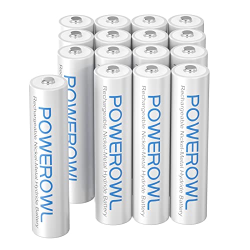 POWEROW 単4形充電式ニッケル水素電池16個セット 1