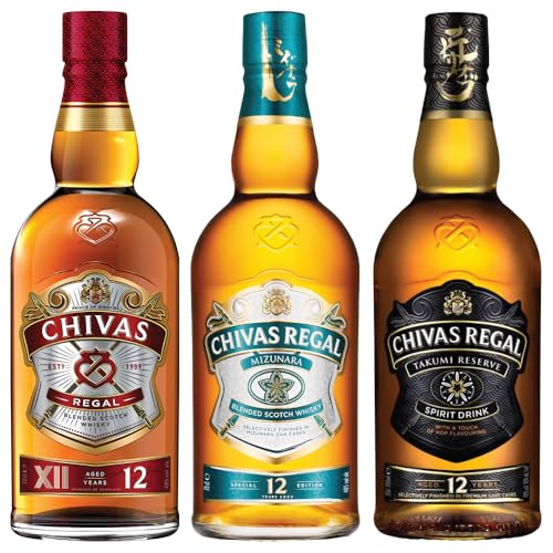 シーバスリーガル 12年 飲み比べ3種セット 1