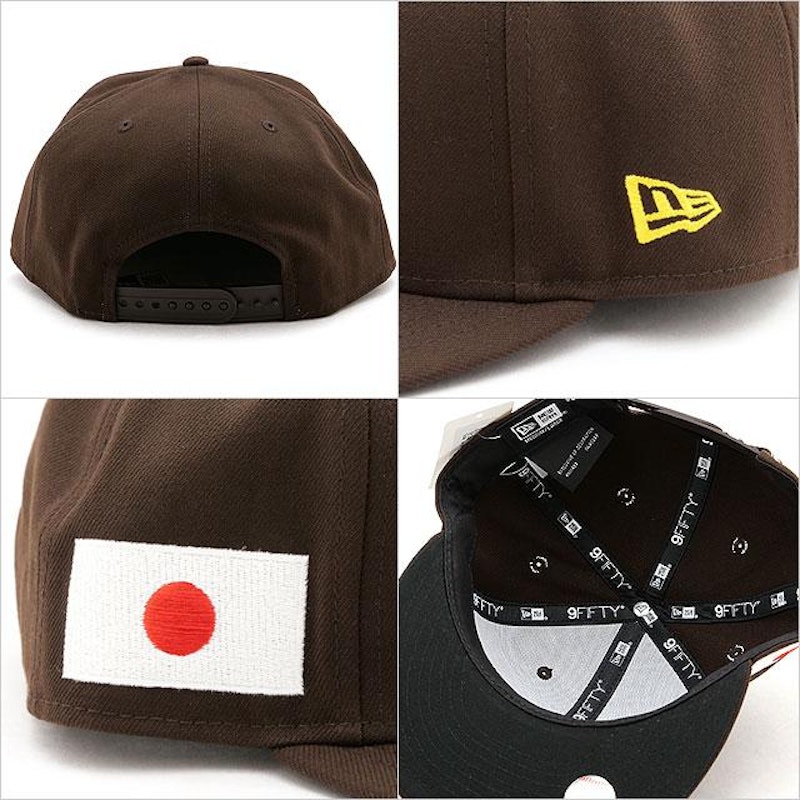 9FIFTY サンディエゴ・パドレス キャップ MLB Japan Flag 3