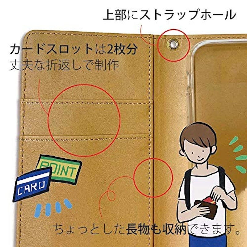 手帳型 猫だってNo Music No Life 6