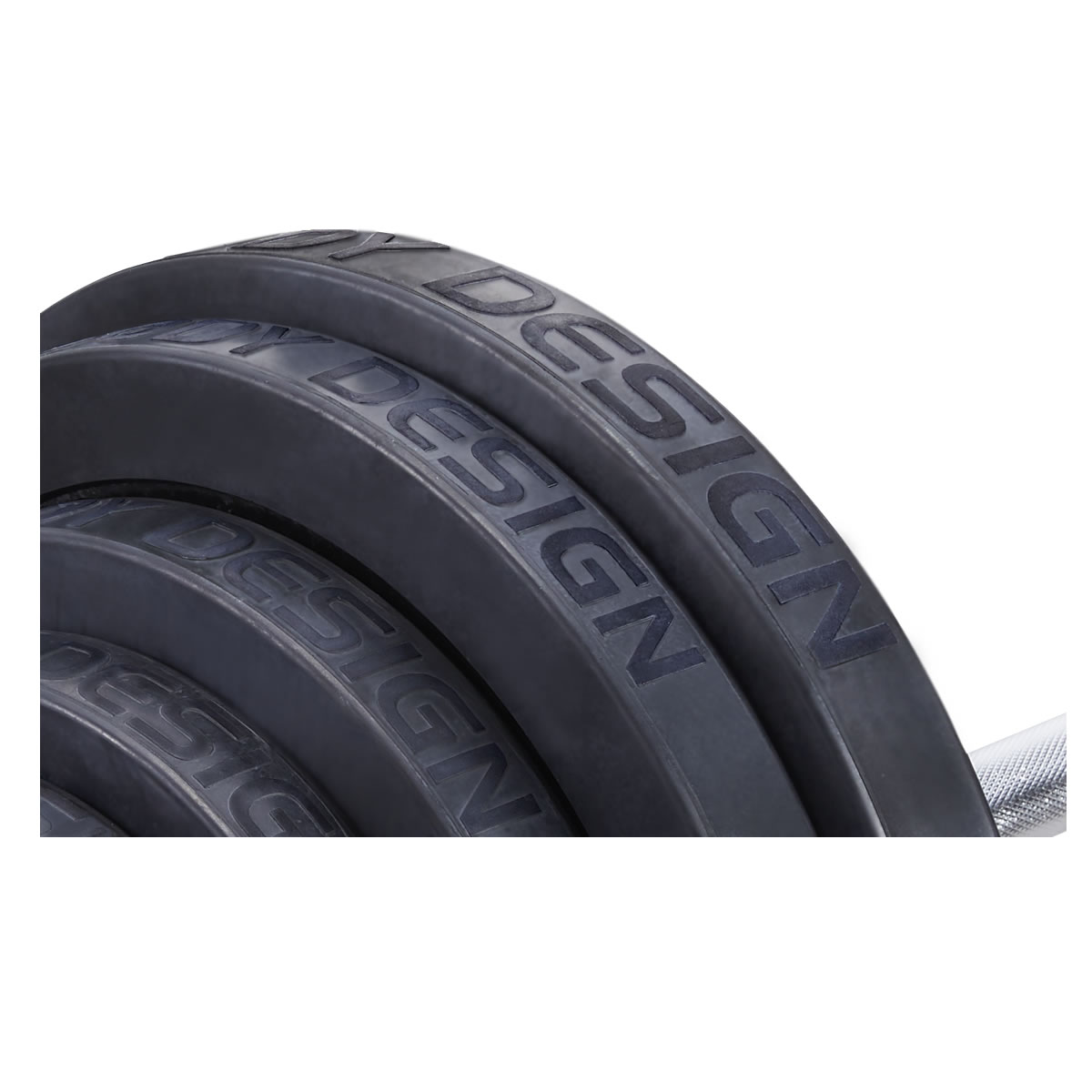 ラバーバーベルセット 100kg 3