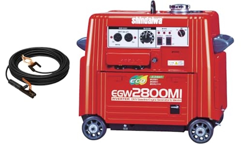 発電機兼溶接機+30m溶接ケーブルセット 1
