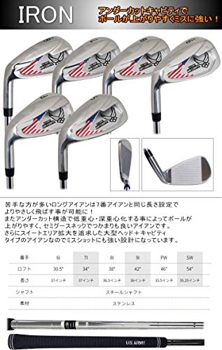 24.レフティー初心者オススメゴルフクラブ左利きセット3点式
