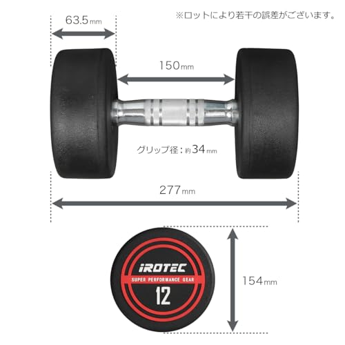 アイロテック（IROTEC）のダンベルのおすすめ人気ランキング | マイベスト