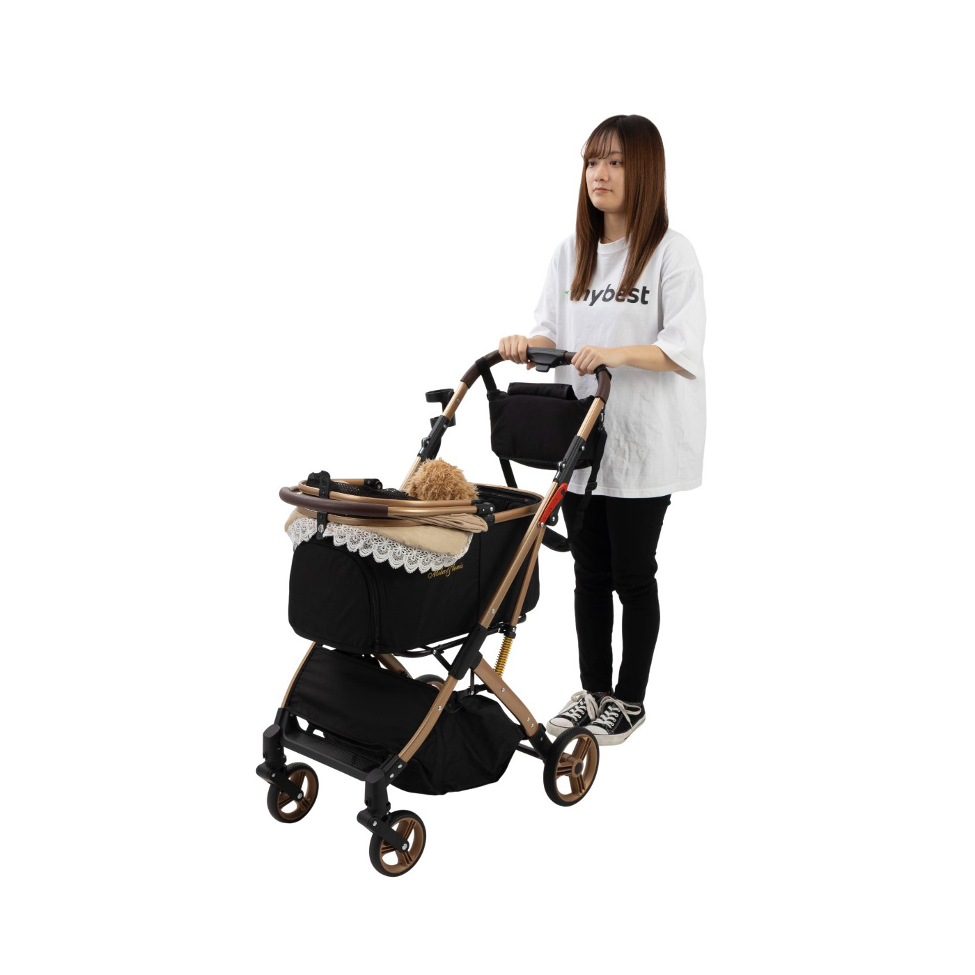 MILA&LOUIS ペットカート AS-E40Rを検証レビュー！ペットカートの