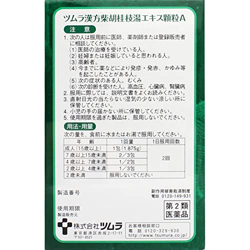 漢方柴胡桂枝湯エキス顆粒A 2