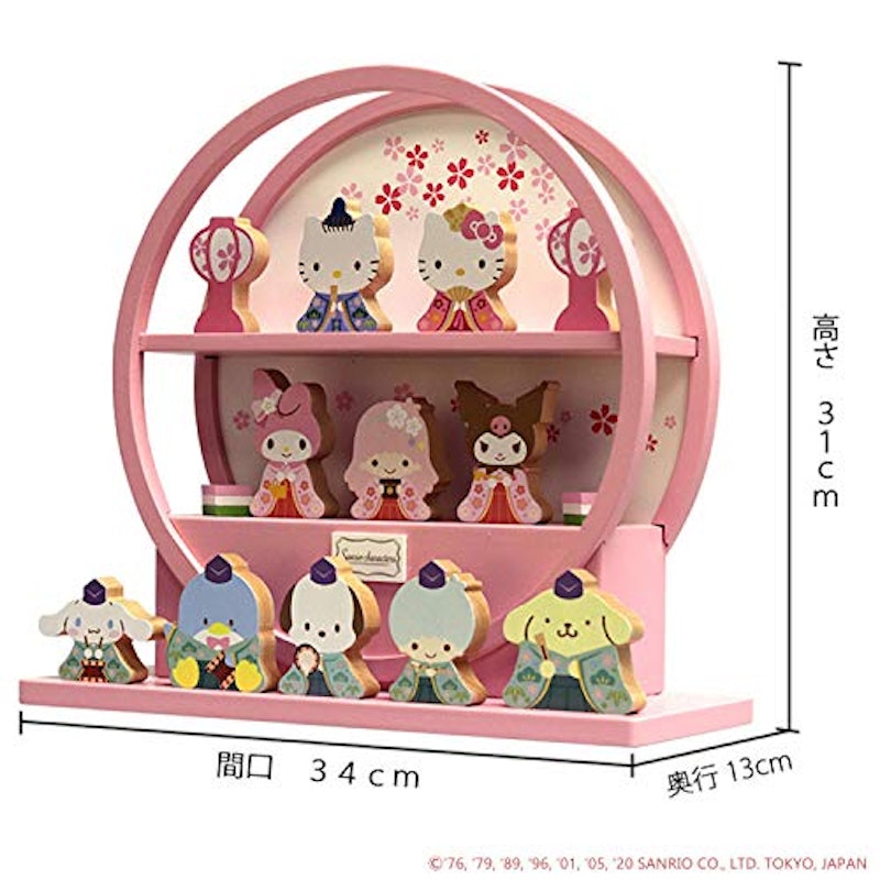 サンリオキャラクターズ 木製のおひなさま 2