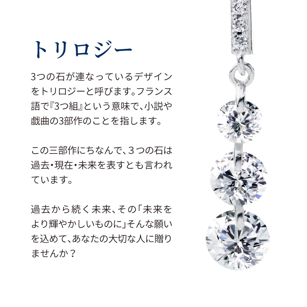 3連ロングピアス 2