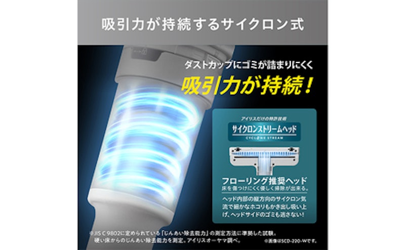 アイリスオーヤマ サイクロンスティッククリーナー 4