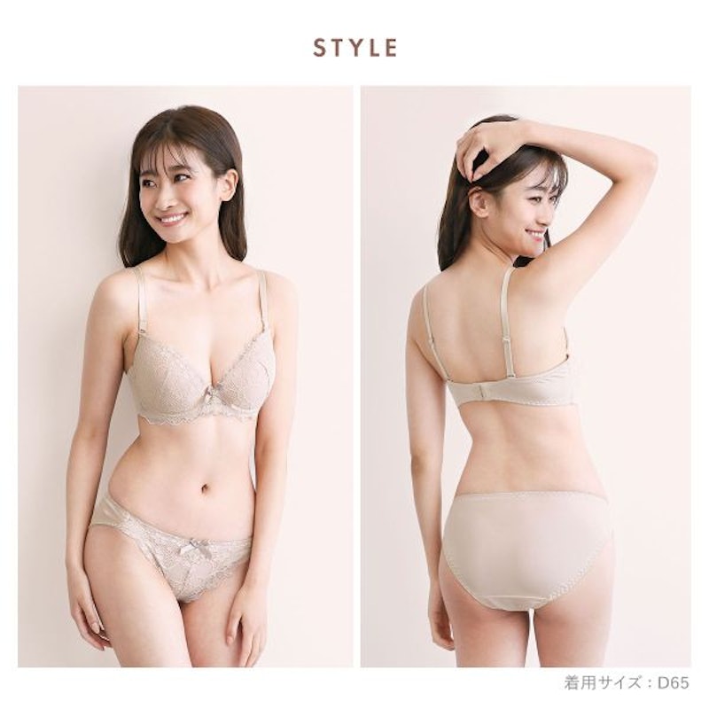 フェミニンレースブラジャー・ショーツセット 5
