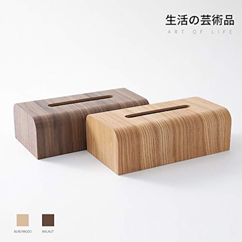 MUMAMI 木製 ティッシュボックス 6