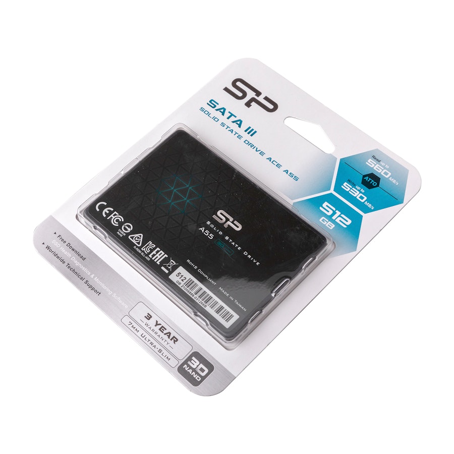 PC周辺機器【SSD 512GB】シリコンパワー Ace A55