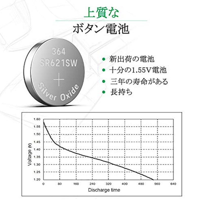 ボタン電池 時計用 3