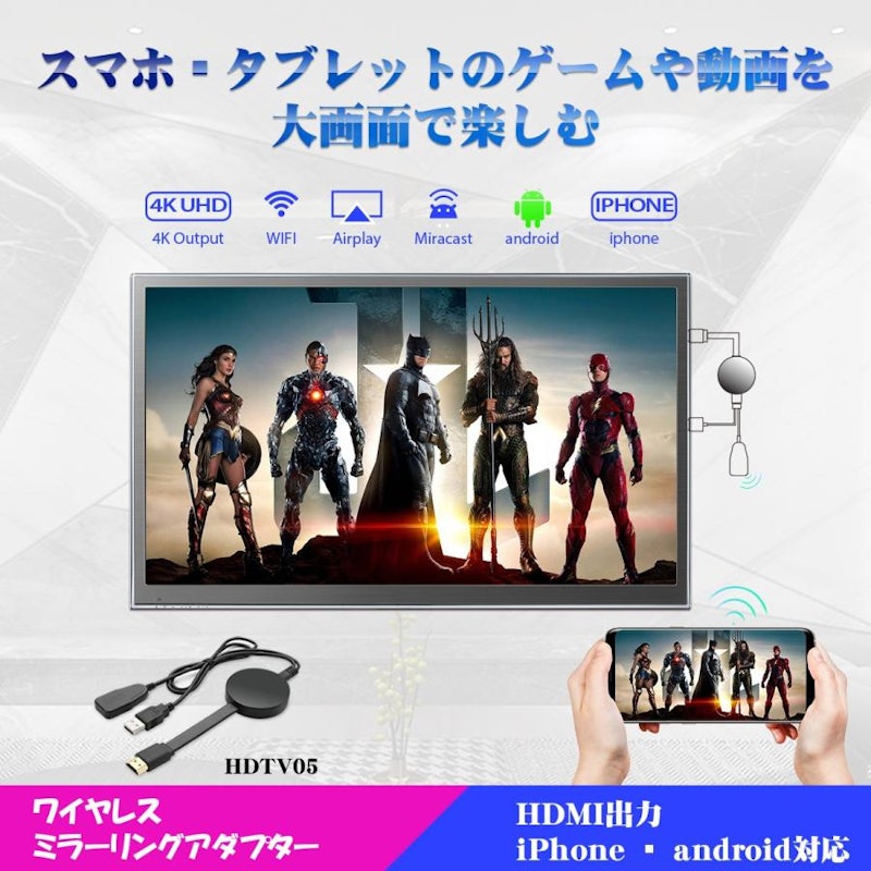 ワイヤレスミラーリングアダプター 1