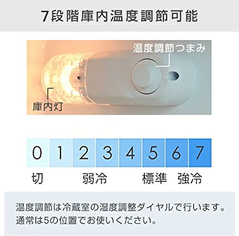 2ドア冷蔵庫 7