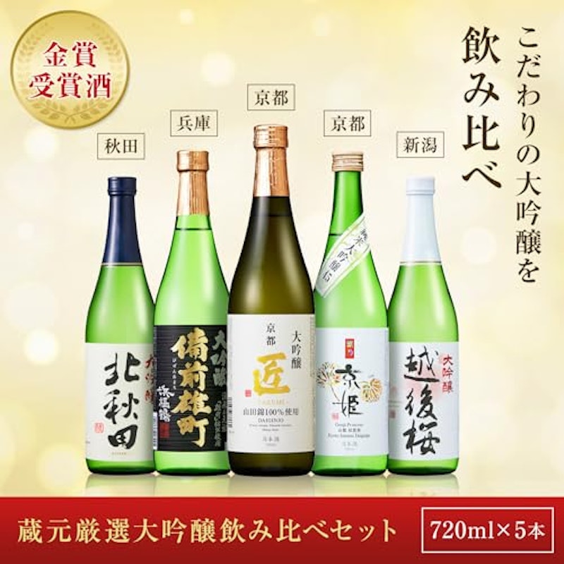 蔵元厳選大吟醸飲み比べセット 2