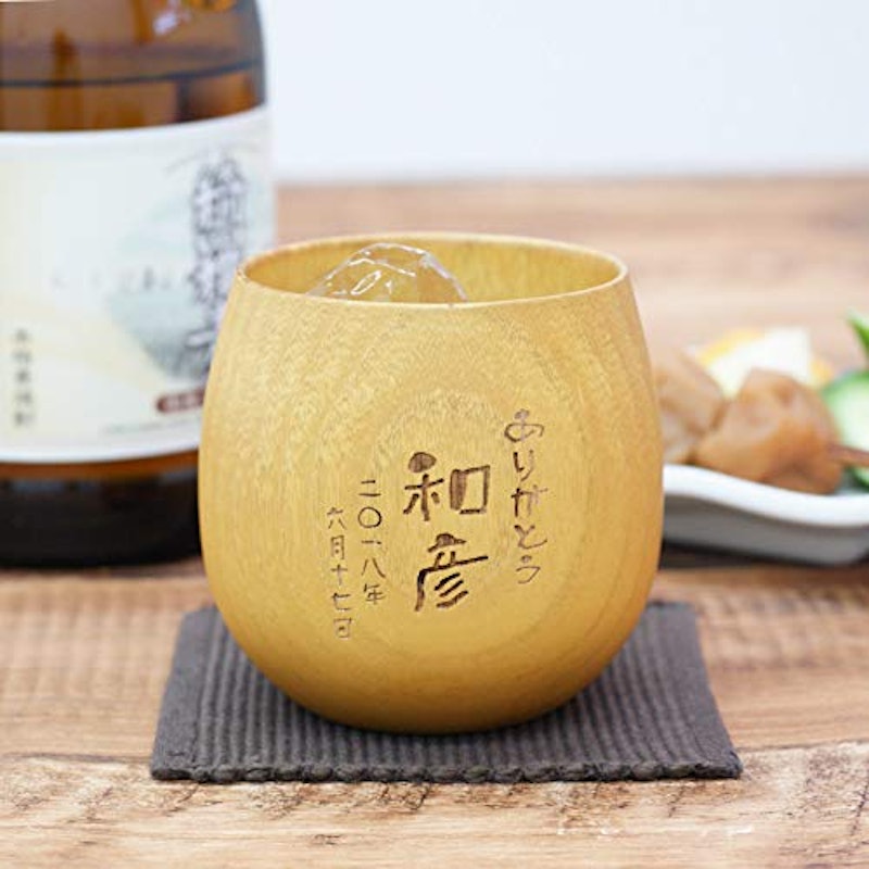 木製焼酎グラス 4