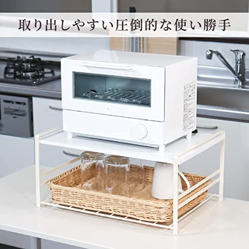耐熱温度120℃バスケット付きトースターラック 9