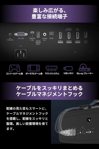 4K ホームシアタープロジェクター 8