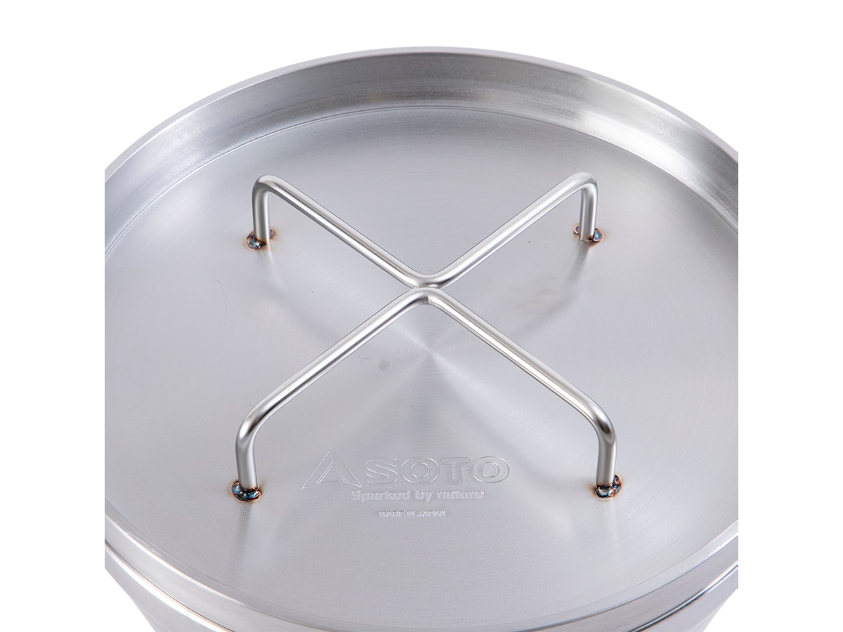 新富士バーナー SOTO ステンレスダッチオーブン 10インチ ST-910を 新富士バーナー SOTO ステンレスダッチオーブン 10インチ ST-910を