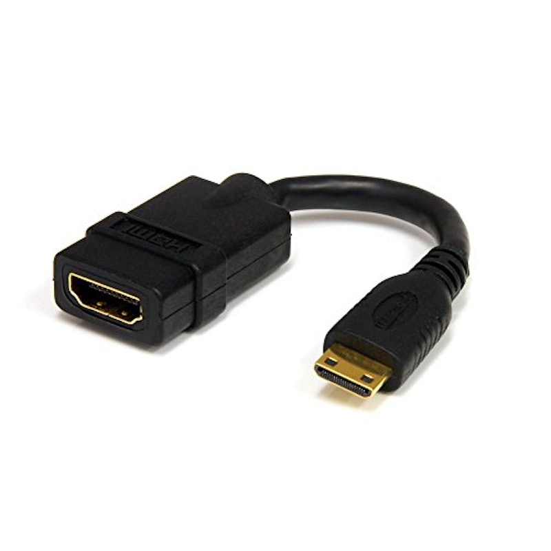 ミニHDMI - HDMI 変換アダプタケーブル 1