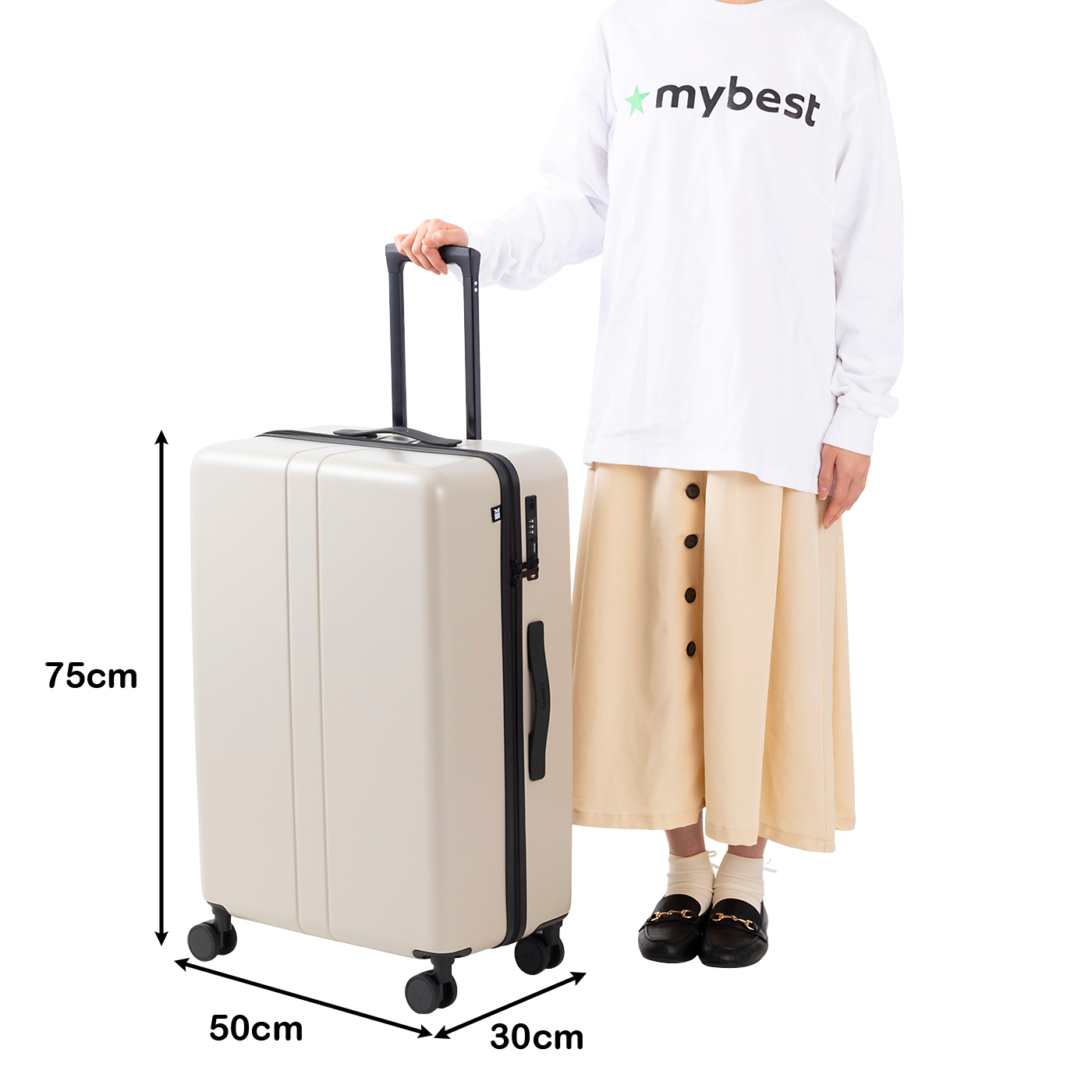 MAIMO COLOR YOU Kei キャリーケース S ライトベージュ MAIMO COLOR YOU Kei レビュー！評判のスーツケースをプロが検証