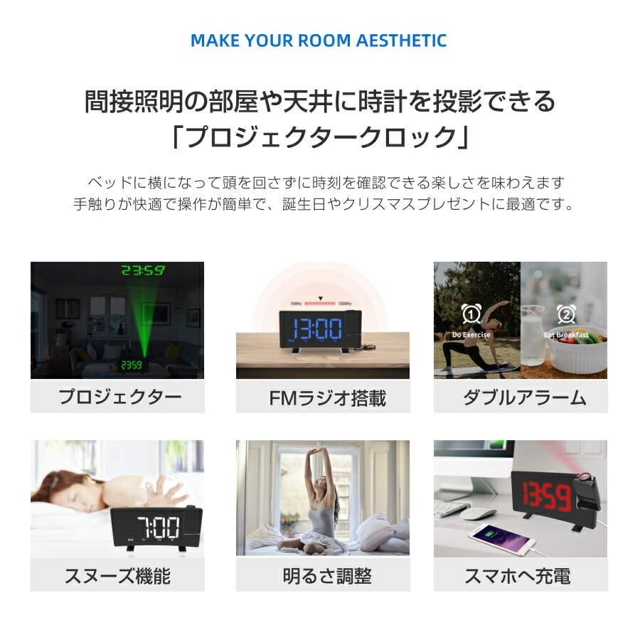 プロジェクタークロック 5