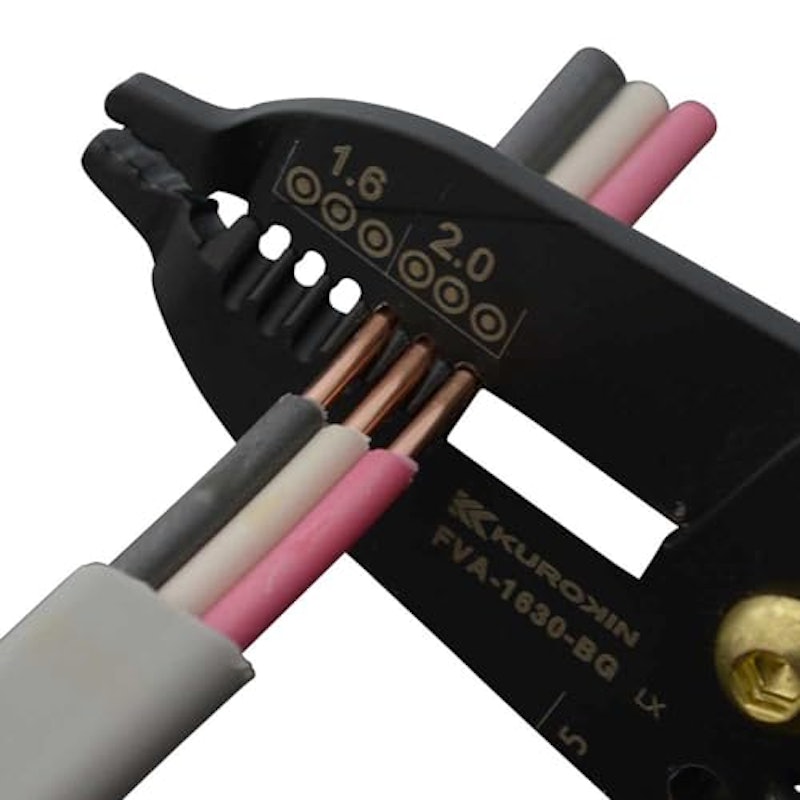 電工VAストリッパ 黒金 4