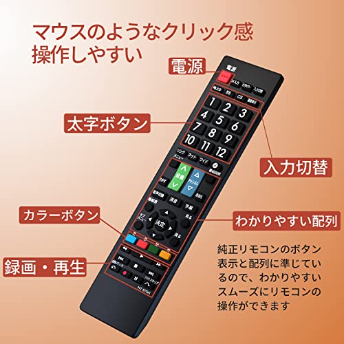 日立Wooo用テレビリモコン  4