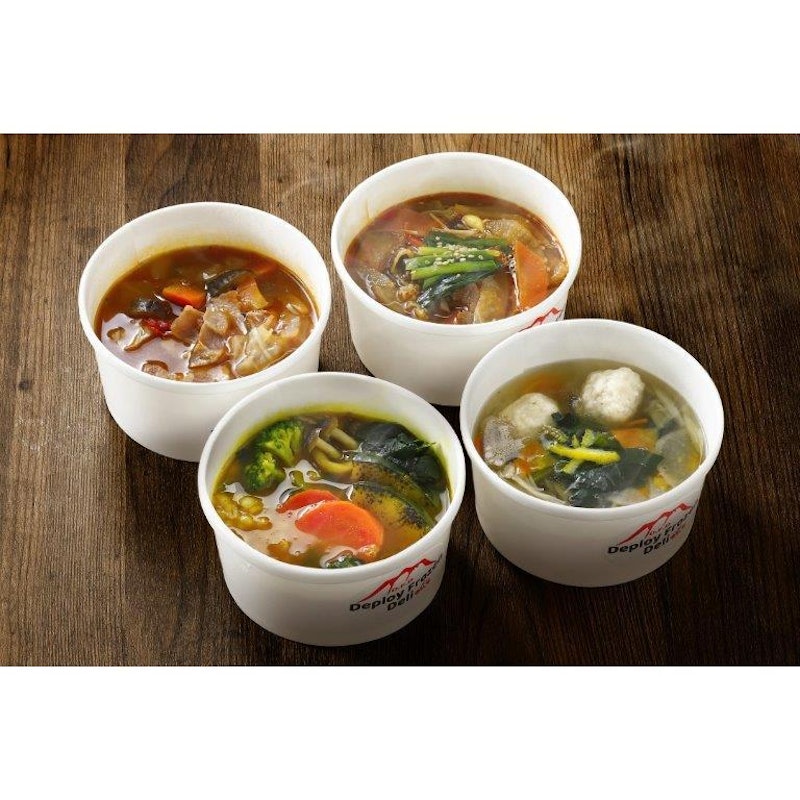 CupDeli ゴロゴロ具材の4種のスープセット 1