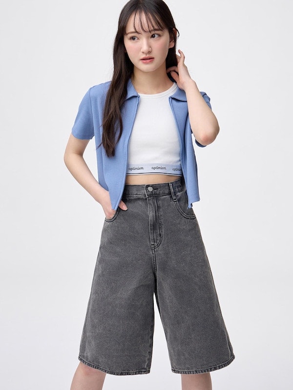 GIRLSブラフィールプチロゴテープクロップドタンクトップ 2