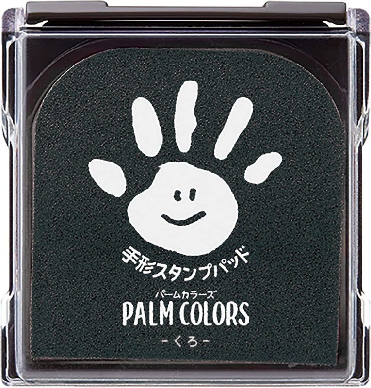 手形スタンプパッド PalmColors くろ 1