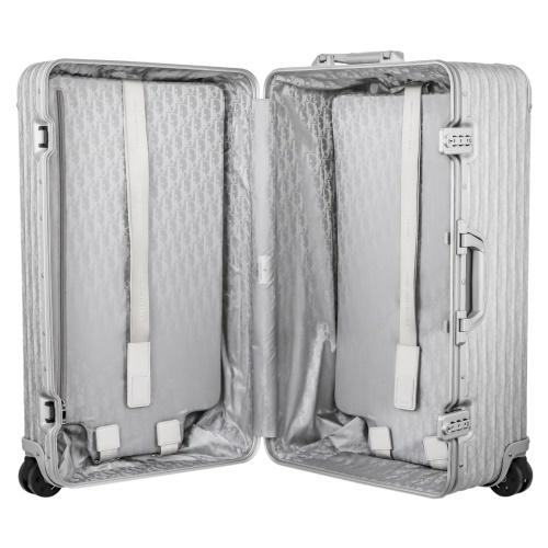 DIOR AND RIMOWA シルバー 90L 2
