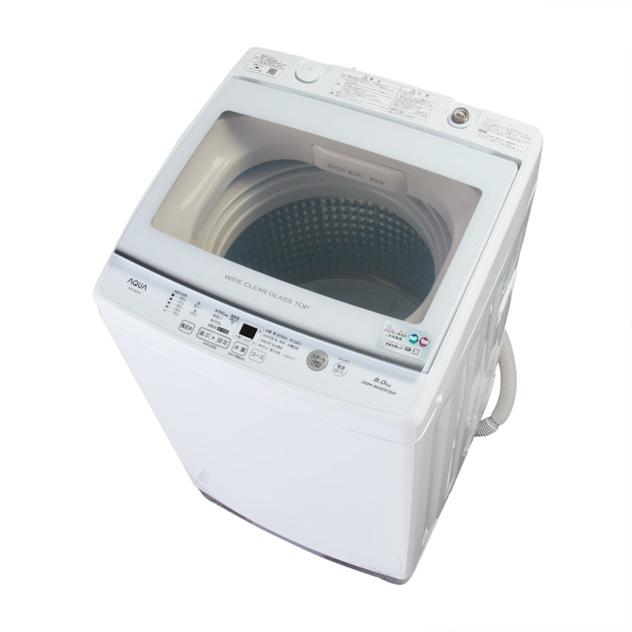 アクア 全自動洗濯機 AQW-V8Mをレビュー！口コミ・評判をもとに徹底 