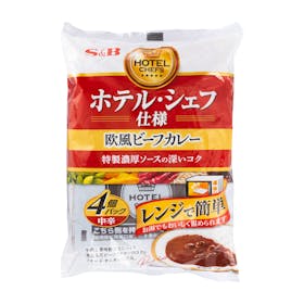 エスビー食品 ホテルシェフ仕様 欧風ビーフカレー 中辛を検証レビュー!レトルトカレーの選び方も紹介 1