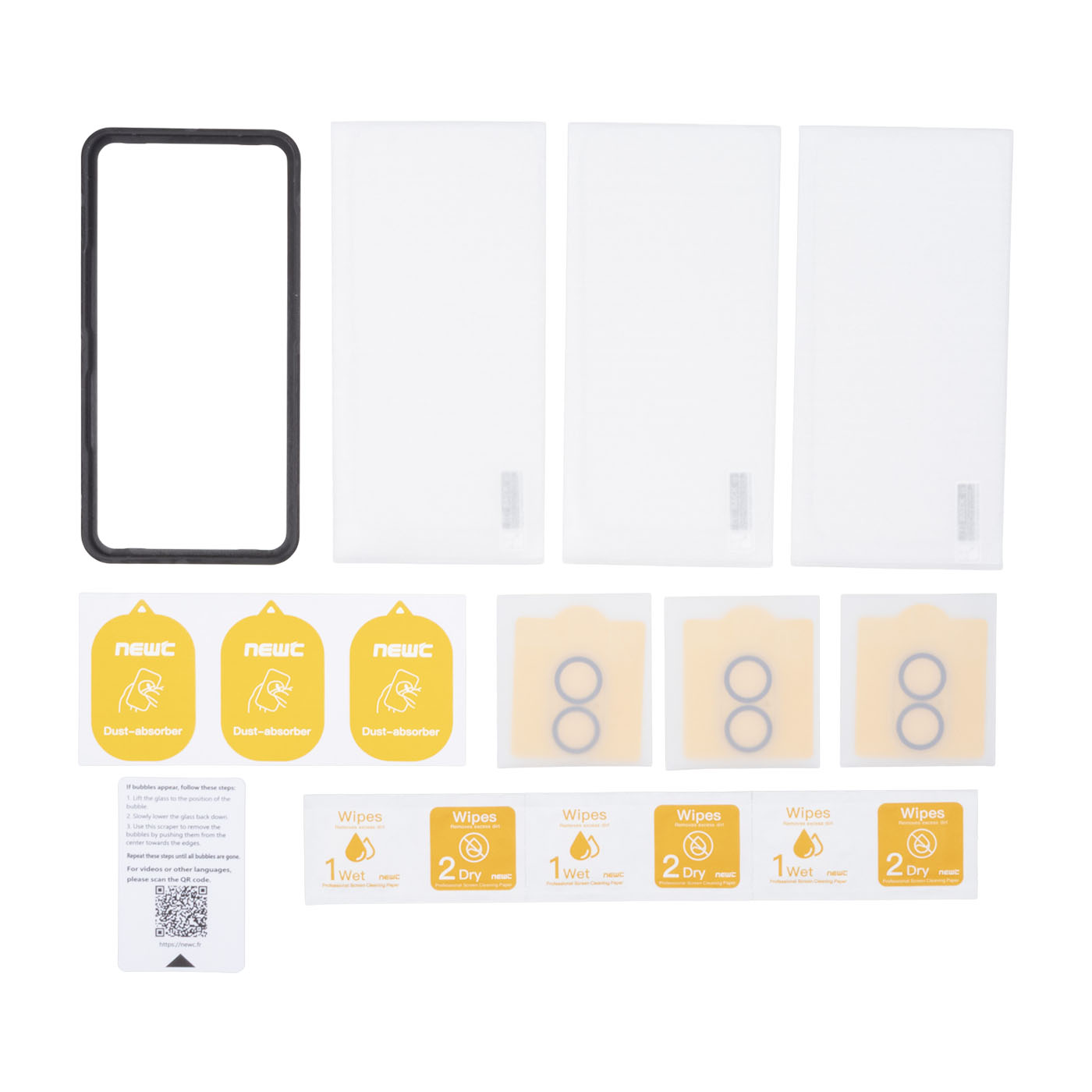 iPhone 16用ガラスフィルム 3