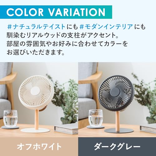 ミニリビングファン LEDライト付 5