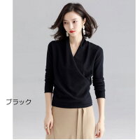 パールズ カシュクールニットトップス 10