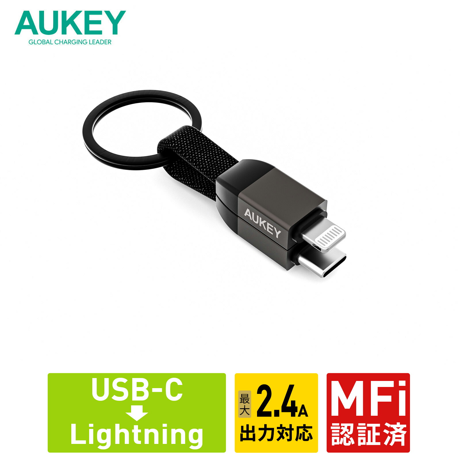 USB Type-C to Lightning ケーブル 1