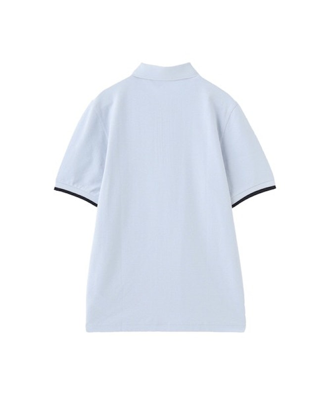 CREPE PIQUE ZIP NECK SHIRT 2